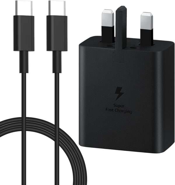 45W PD Adapter USB-C To USB-C Cable (5A) Black